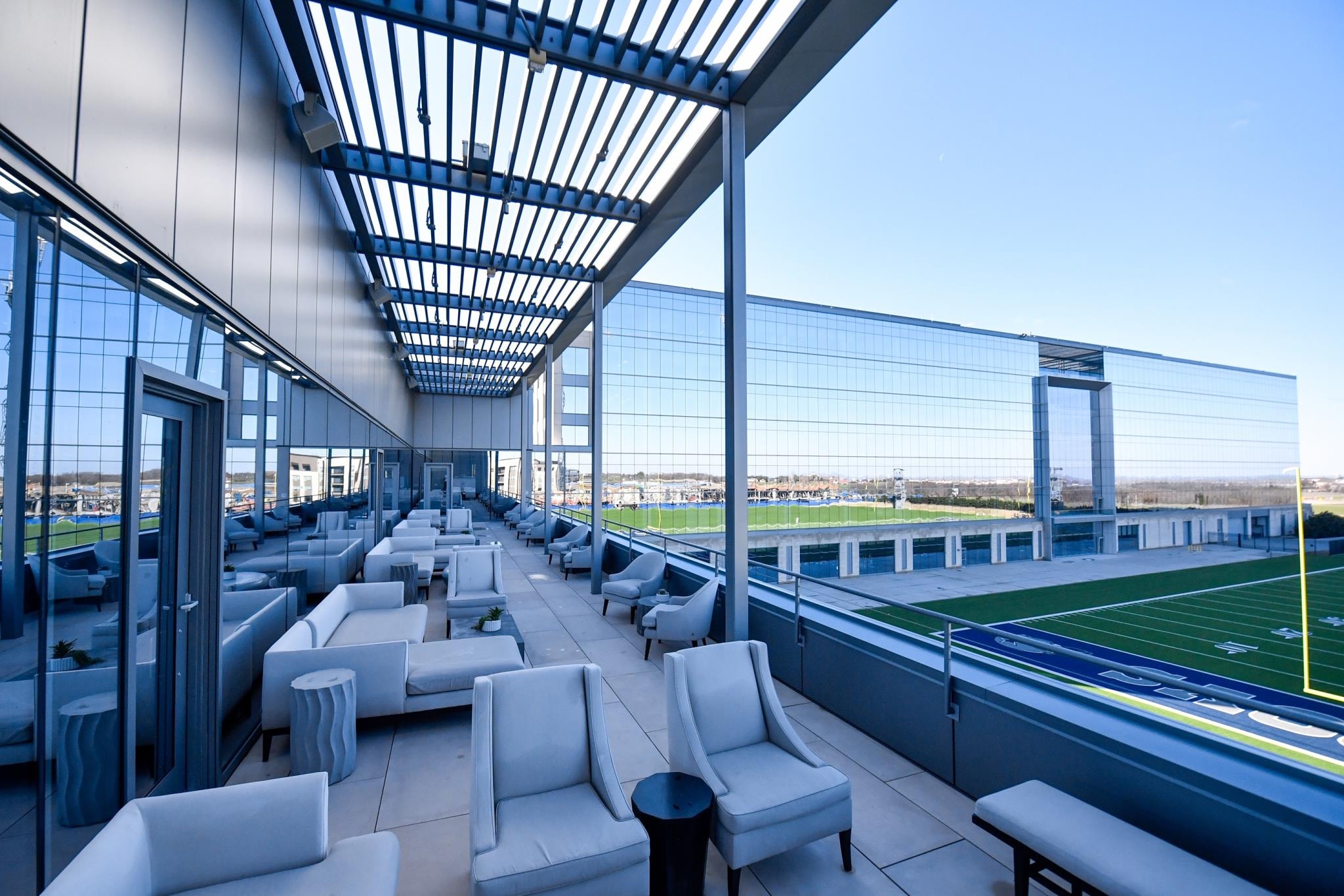 Dallas Cowboys Club — outdoor terrace